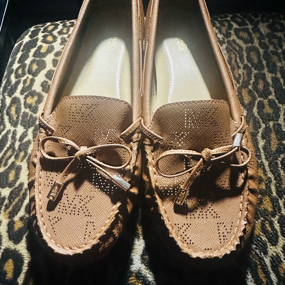 Michael Kors Tan Loafers